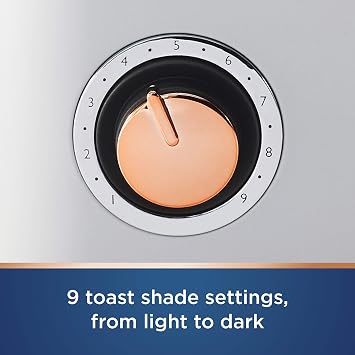 Oster 2 Slice Toaster, Metropolitan Collection with Rose Gold Accents