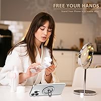 Vista 4 de Soporte magnético para anillo de teléfono celular MagSafe compatible con iPhone 17, 16, 15, 14, 13, 12 Pro Max, accesorios MagSafe Android