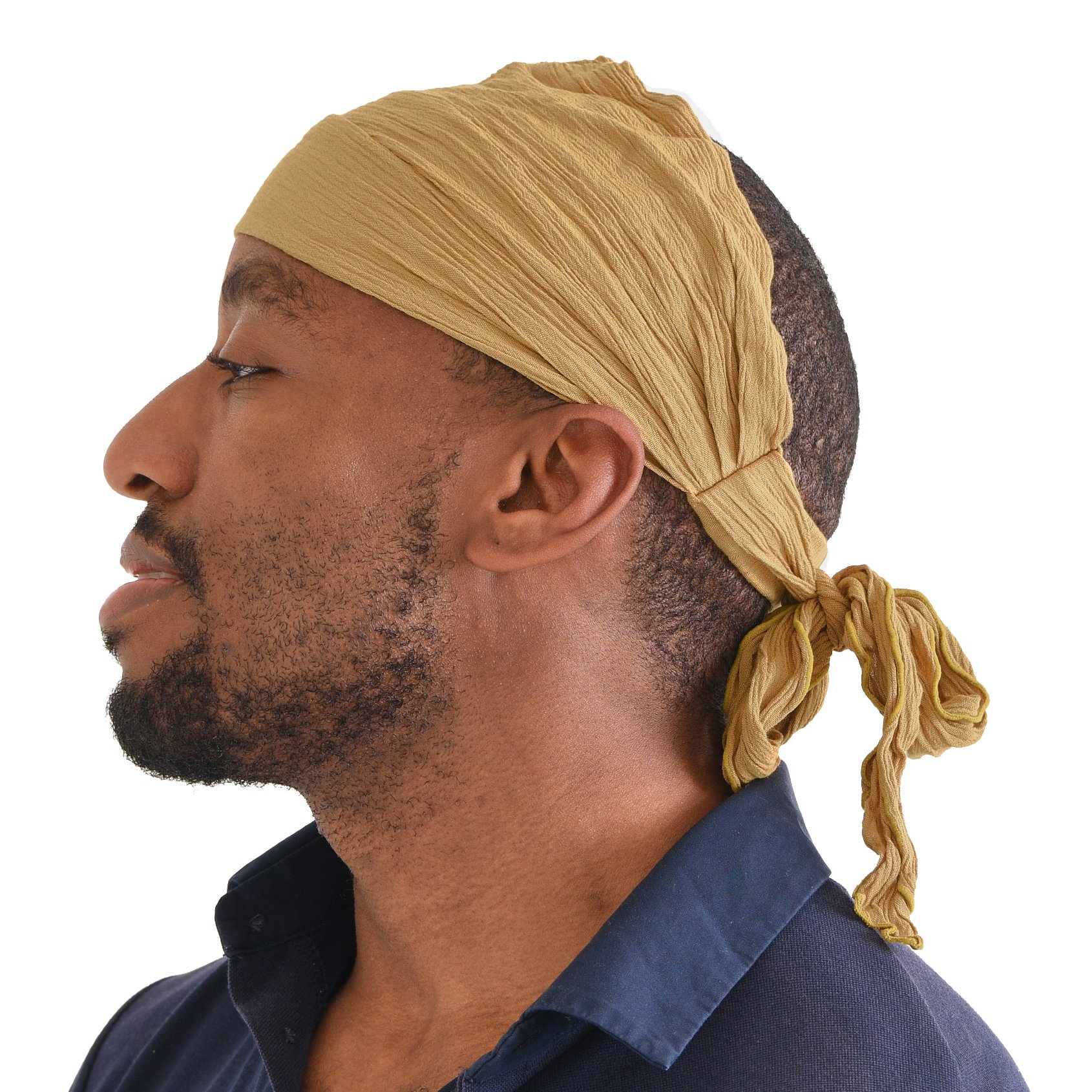 CHARM Womens Pirate Headband Headwrap - Turban Head Scarf, Pirate Bandana for Men, Festival Accessories, Boho Hair Band, Unisex Halloween Bandana