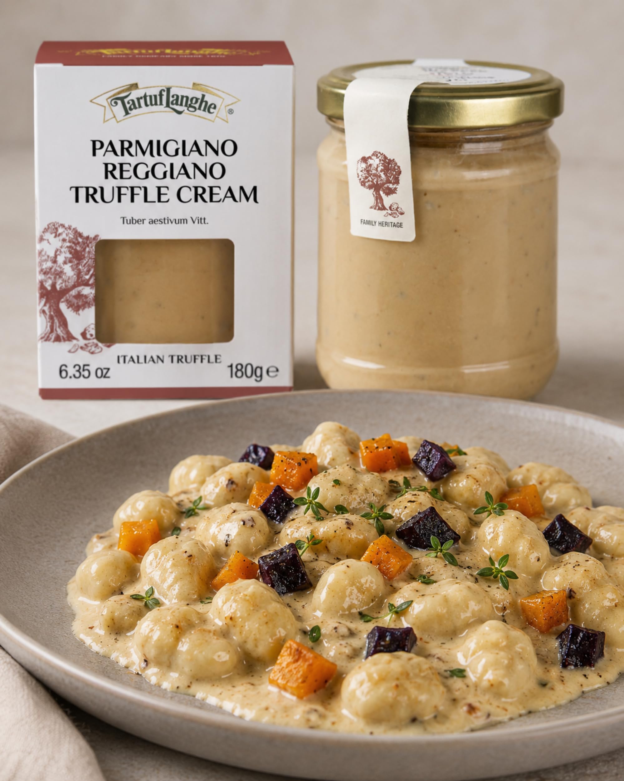 Tartuflanghe - BLANC CRÈME DE TRUFFE ALBA (7,5% - Tuber magnatum Pico) 90g