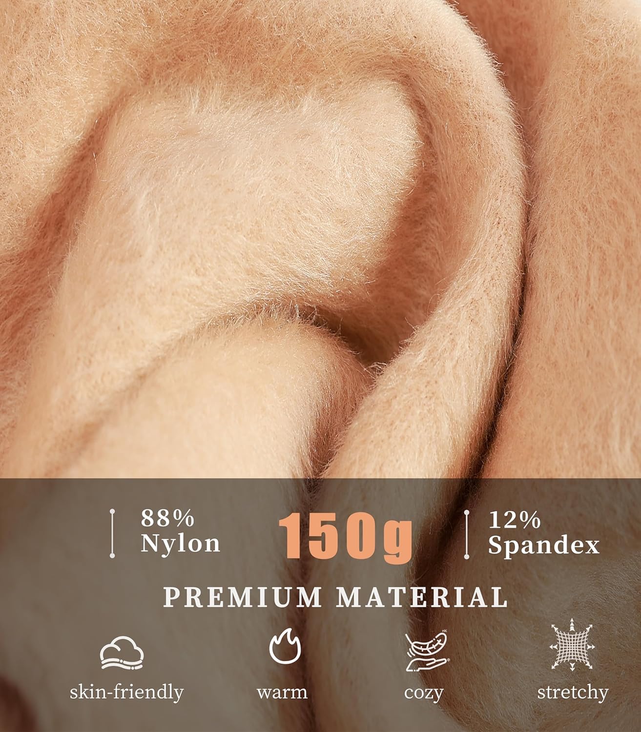 Fleece Lined Tights for Women, Comfortable Thermal Tights for Winter, Women's Warm & Thick Pantyhose - Image 4