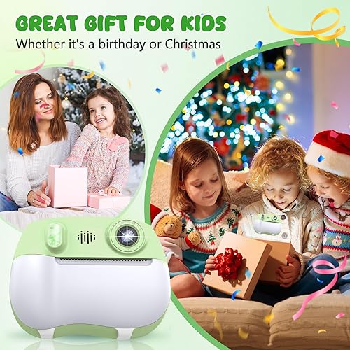 Miniatura 5 de Cámara para niños con impresión instantánea 1080P frontal y trasera dual selfie – Cámaras para niños pequeños con videojuegos digitales, 32 GB y