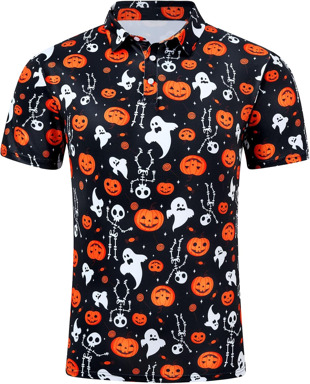 uideazone Mens Funny Golf Shirts Dry Fit Polo Shirt Short Sleeve, S-2XL image 4