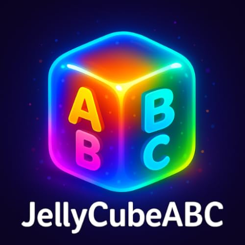 Jelly Cube ABC Merge Puzzle 2048 Fun Glow Run