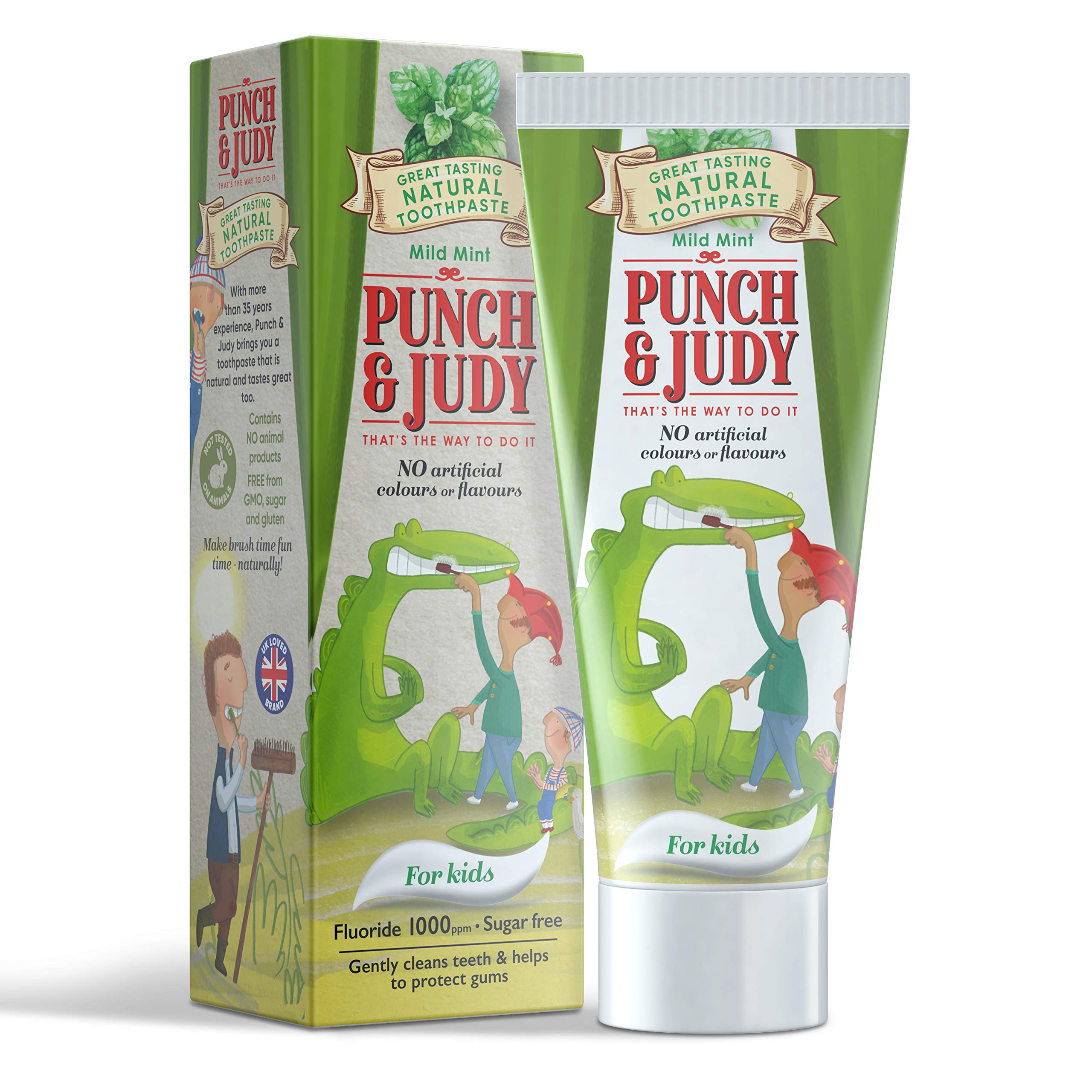 Buy Punch & Judy Natural Toothpaste for Kids, Flavoured Toothpaste