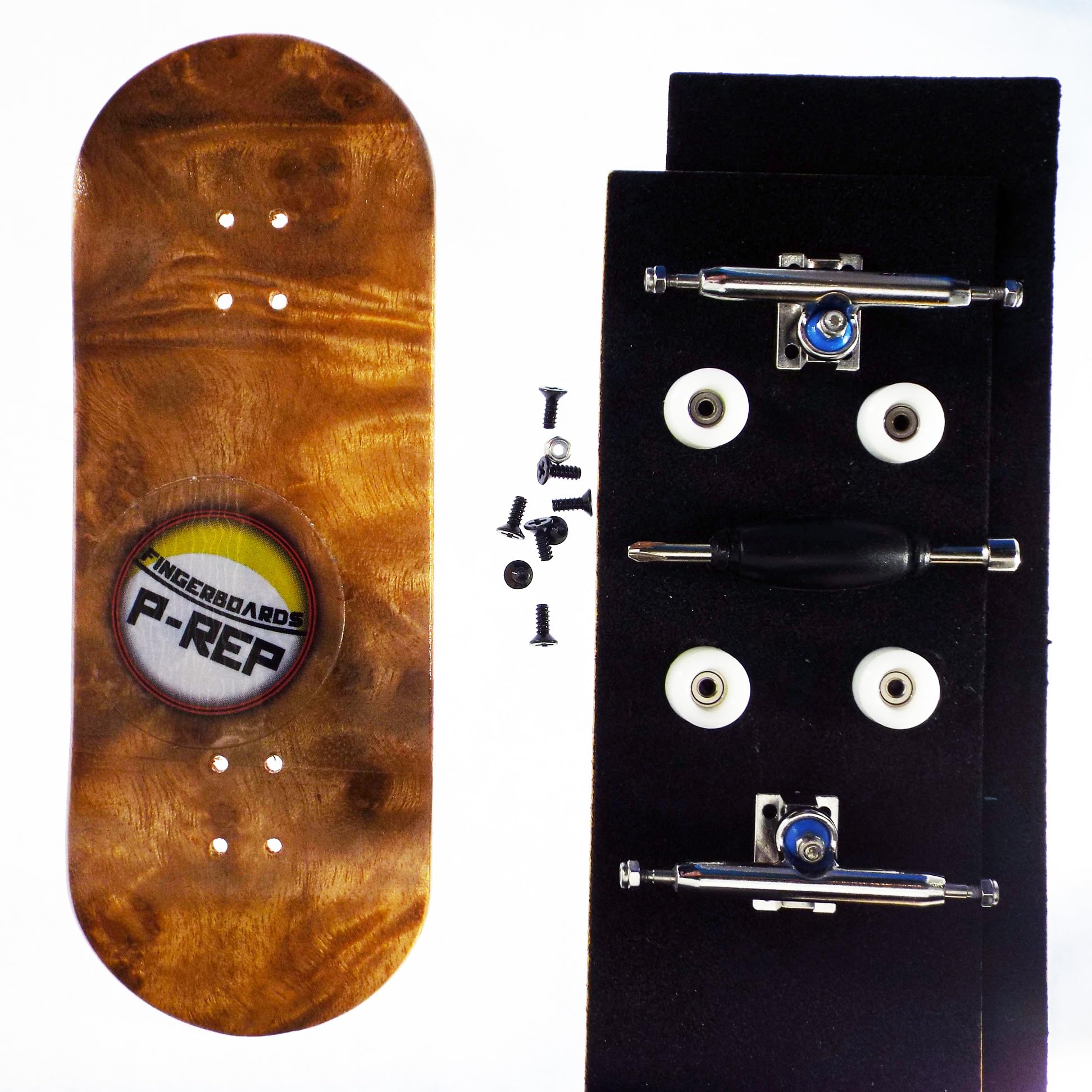 P-REP V2 Pro Performance Complete Wooden Fingerboard 34mm - Burl