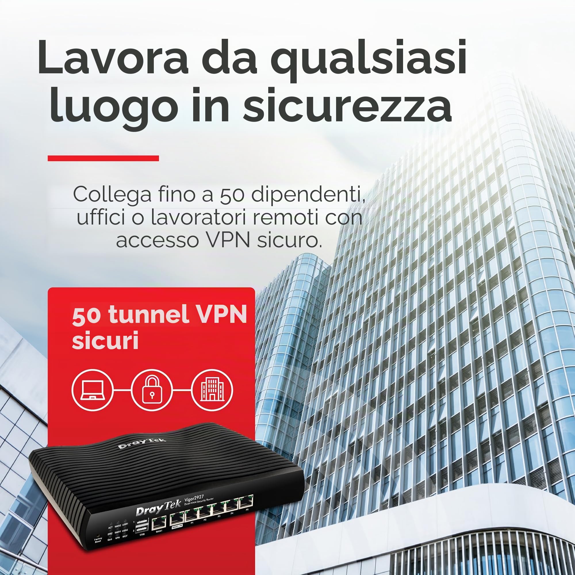 Draytek Vigor 2927 - Router - Switch Mit 6 Ports - Gige - WaN-Ports: 2 - An Rack Montierbar