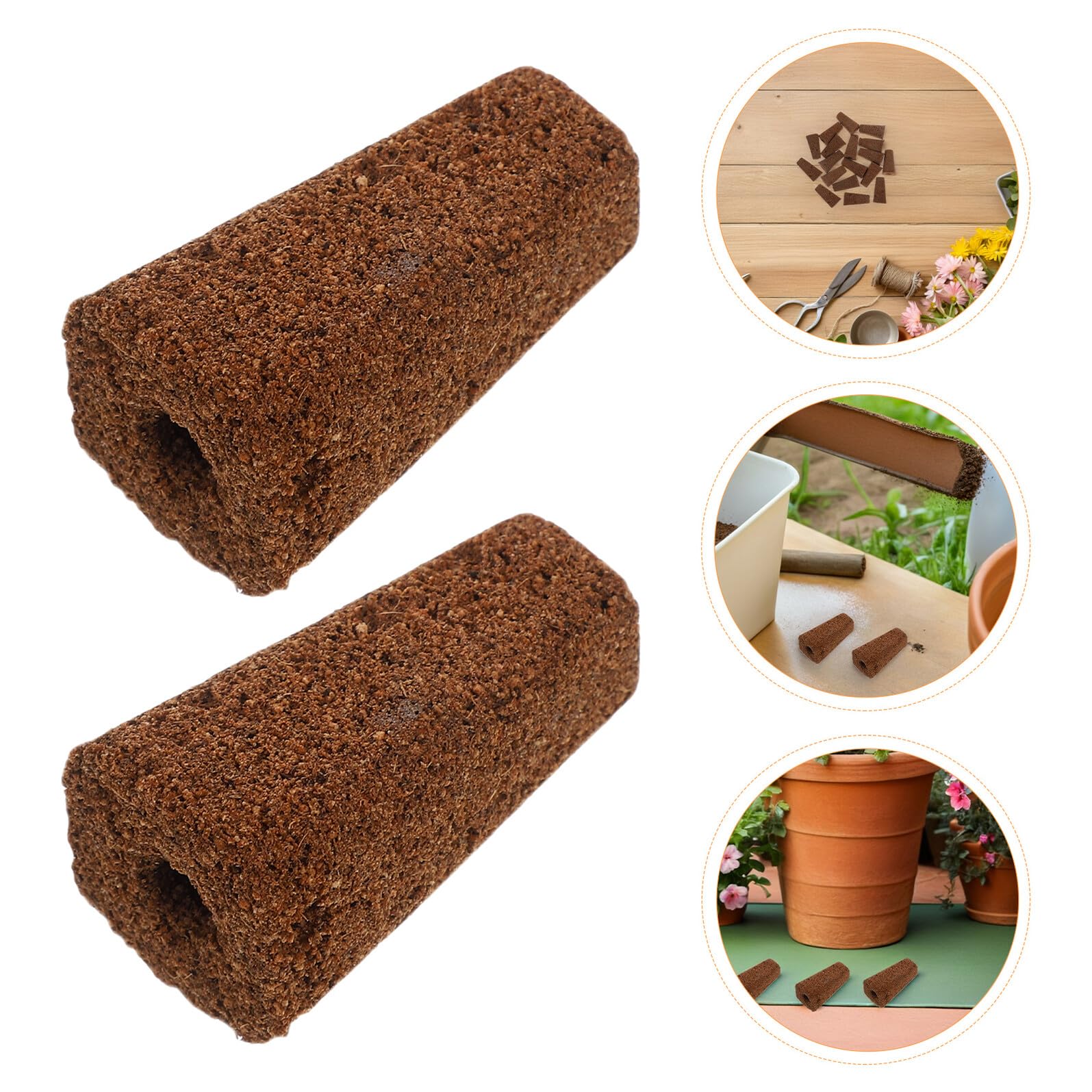 Supvox 30 Stück anzuchtschwämme hydroponic Grow sponges wachstumsschwämme hydroponic soilless schwämme hydrokultur schwämme Hydroponische Light Brown