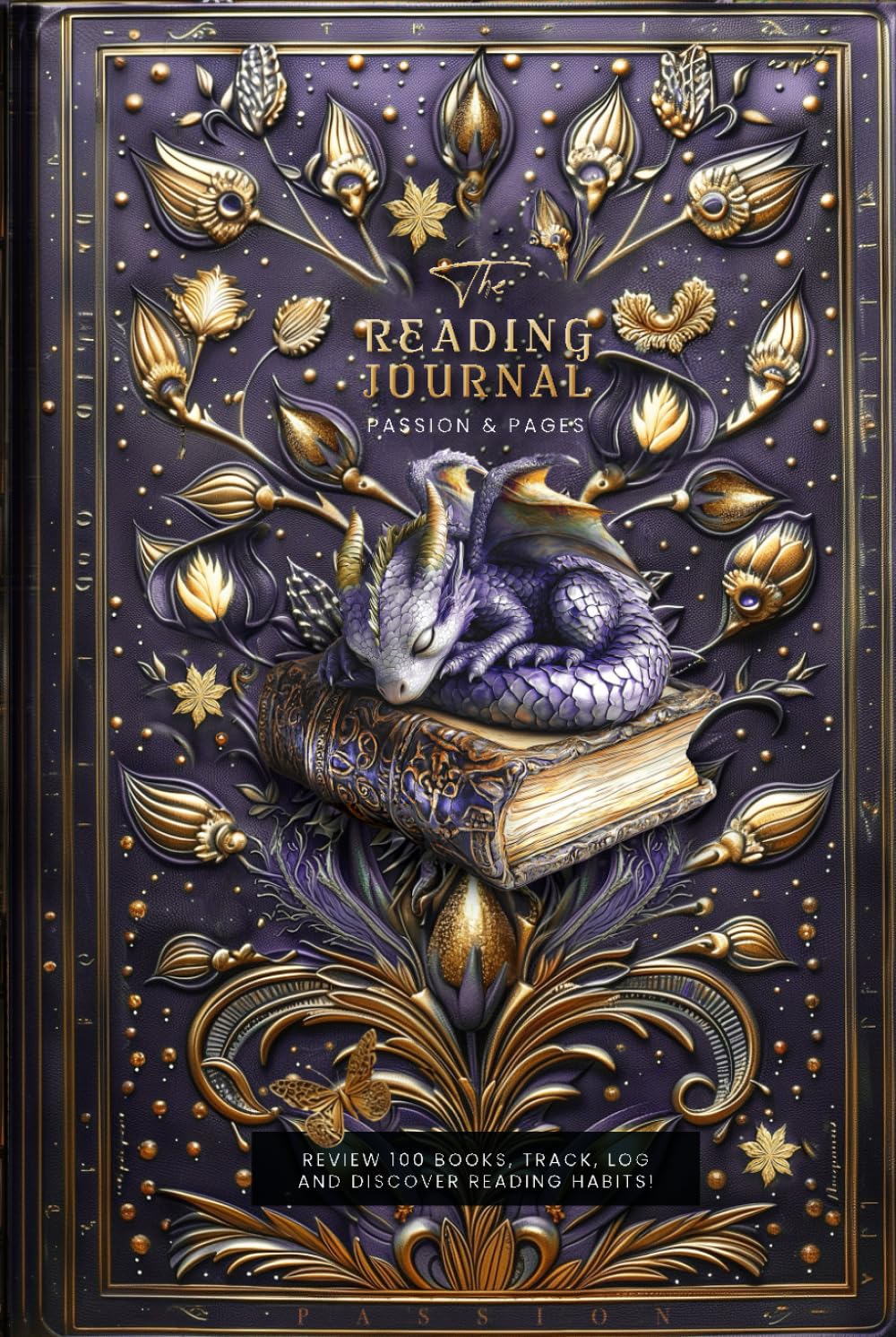 The Reading Journal: Review 100 Books, Track, Log and Discover Reading habits!