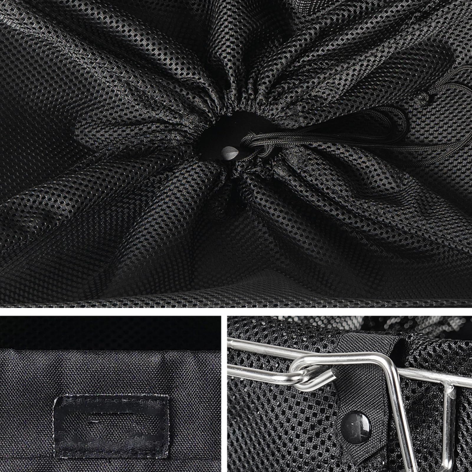 Cestas de almacenamiento plegables, bolsa portátil para almacenamiento de mesa de viaje, ideal para mujeres y hombres, contenedor de transporte de camping al aire libre, versátil y ahorra espacio