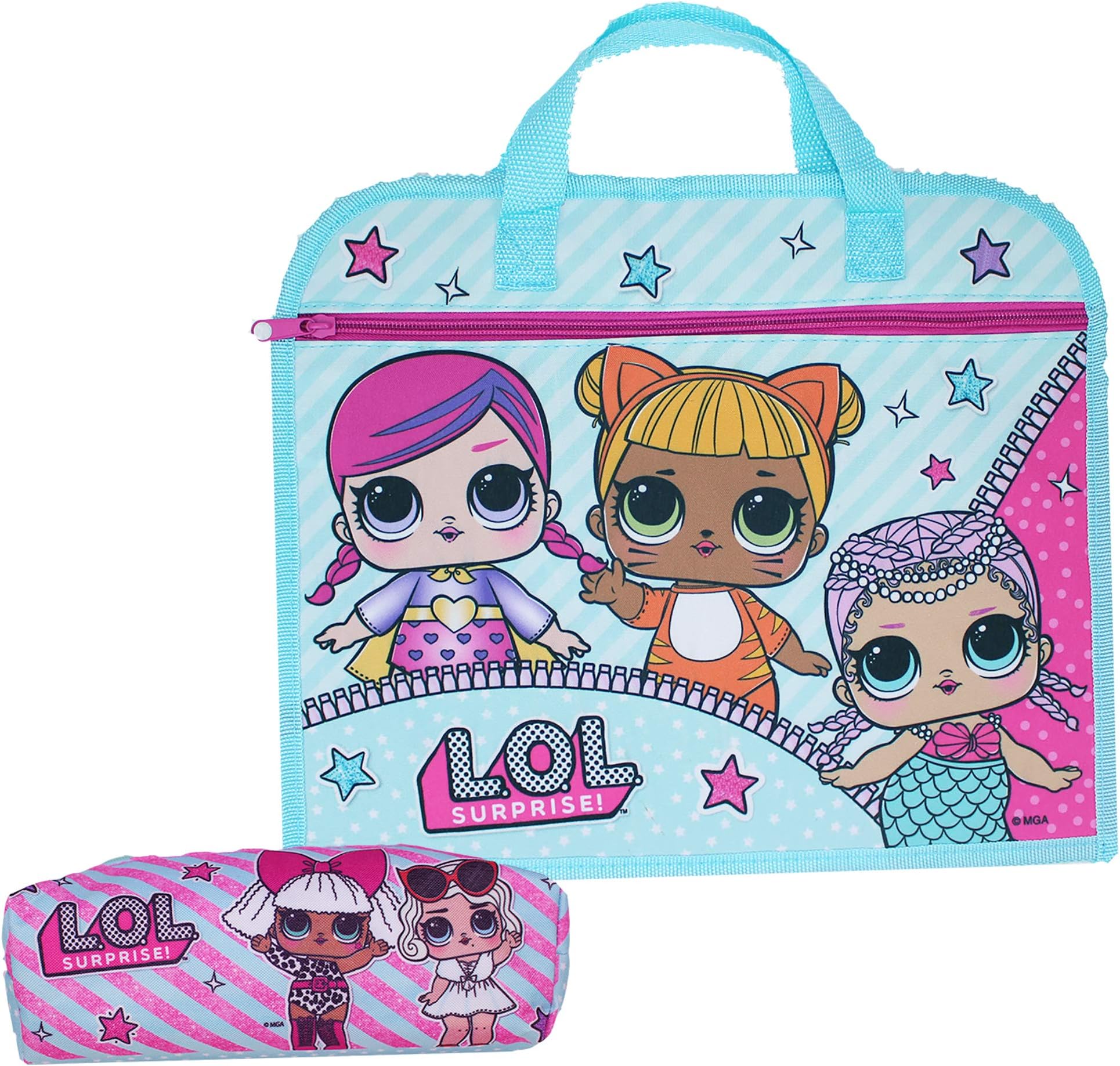 LOL Surprise! School Book Bag and Pencil Case Set