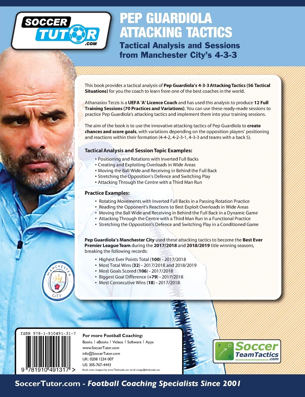 Pep Guardiola Attacking Tactics - Tactical Analysis and Sessions from Manchester City's 4-3-3