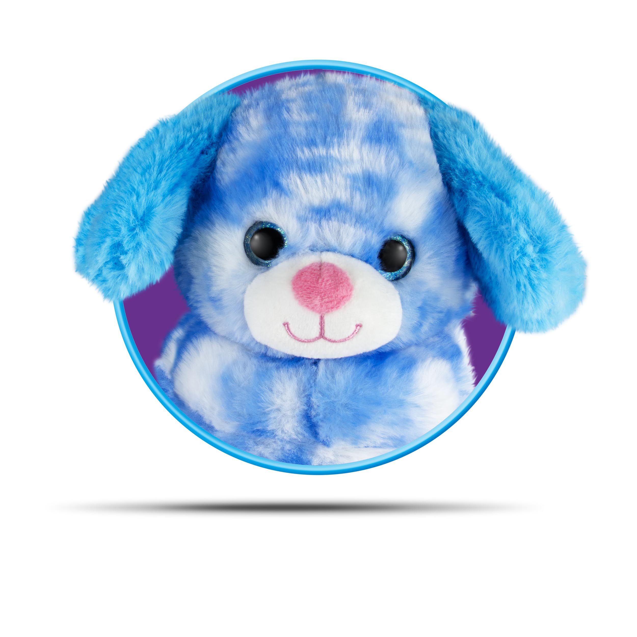 Cloudz Kids Super Soft N' Cuddly Animal Airplane Travel Neck Pillow! Keep Children Comfy and Supported with a Buddy While Traveling or just Resting at Home - Blue Dog