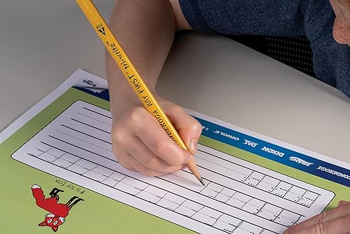 Miniatura 7 de Lápiz triangular de la marca Dixon Ticonderoga "My First Tri-Write", Amarillo