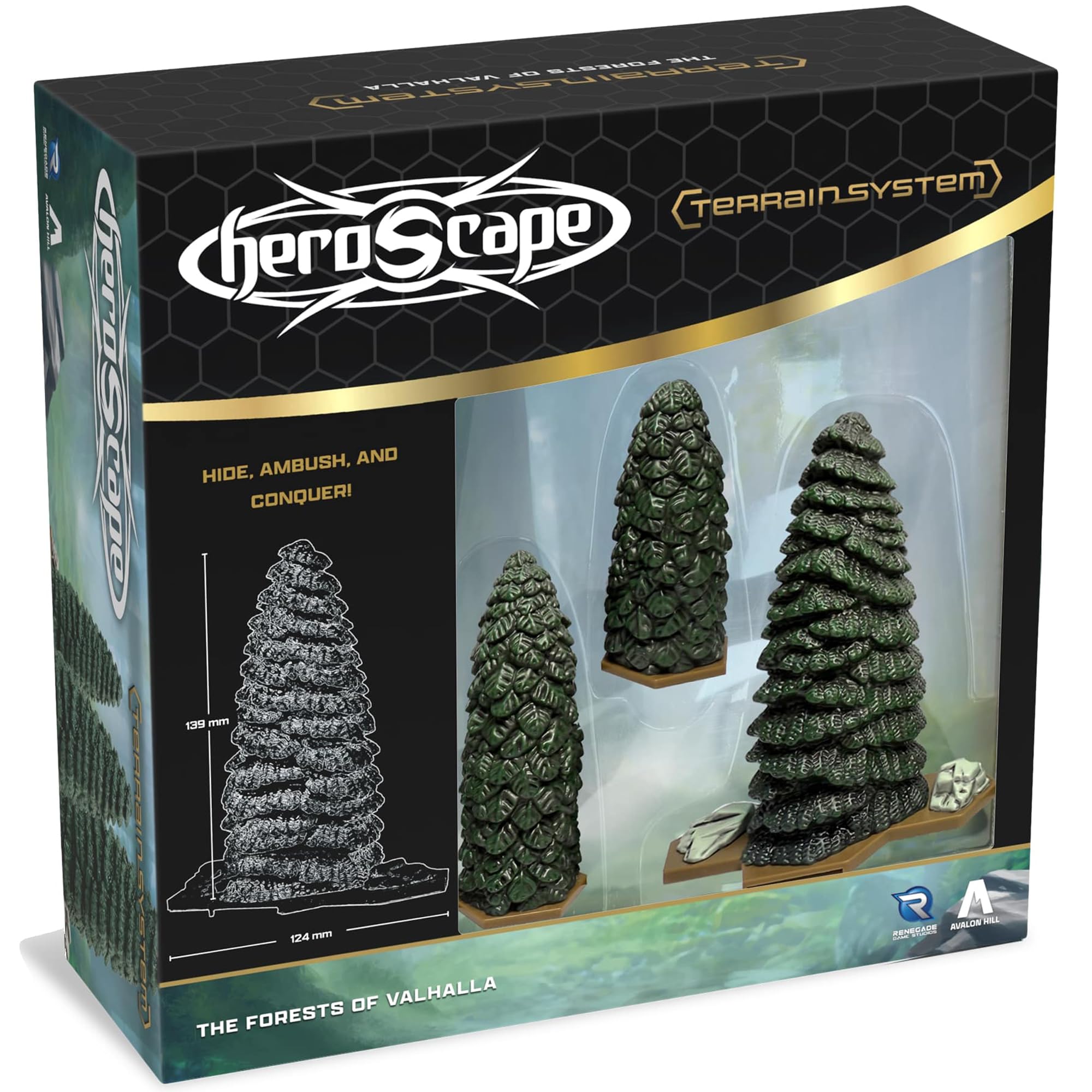 Renegade | Heroscape: Forests Of Valhalla Terrain Expansion | Terrain Expansion Miniature Game | 2-4 Players | 60-120 Minutes