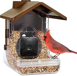 Wasserstein Bird Feeder Camera Case Compatible with Blink, Wyze &amp; Ring Security Cameras Including Blink Outdoor 4, Wyze Cam OG &amp; Ring Stick Up Camera (Camera NOT Included)