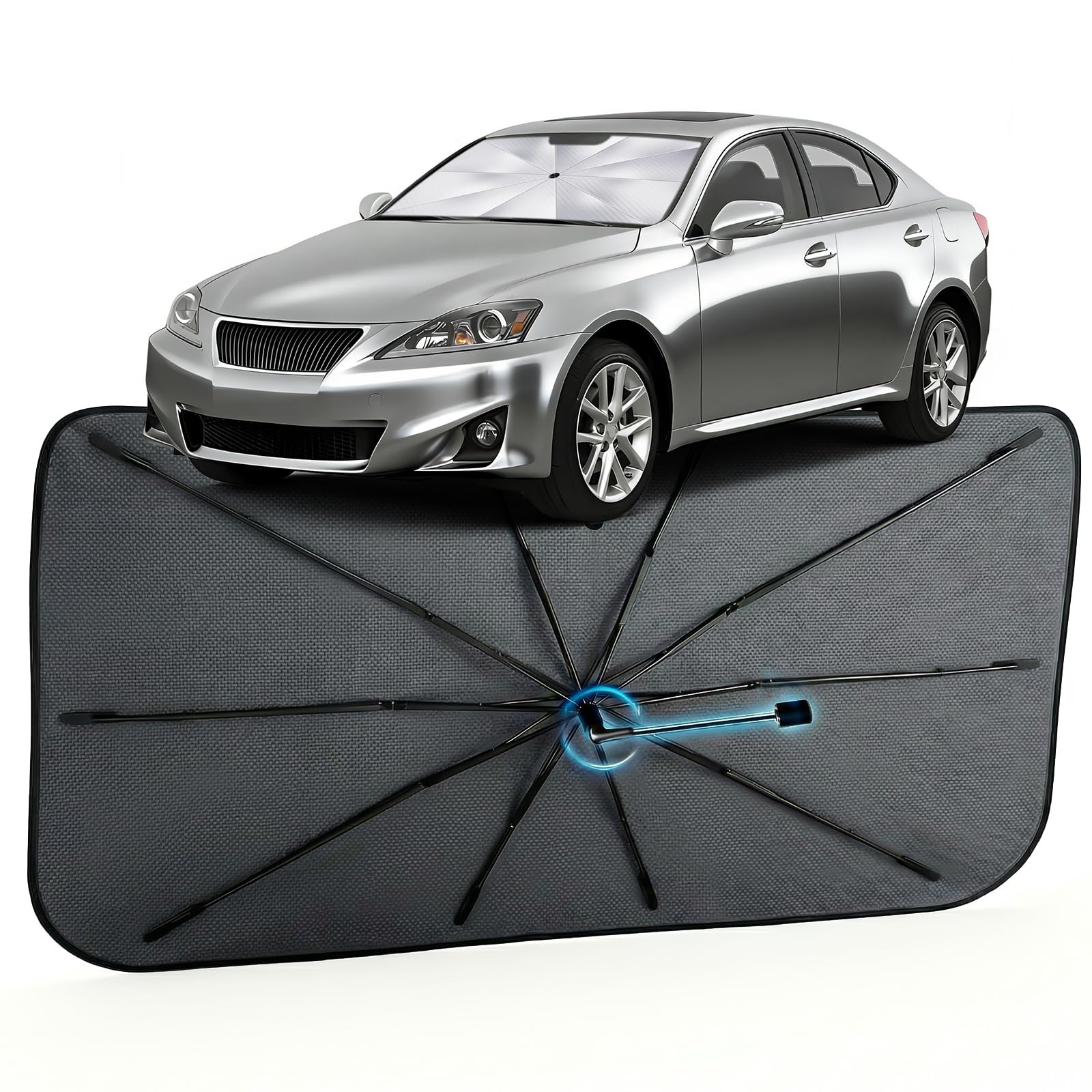 Car Windshield Sun Shade Umbrella for Lexus IS250 2006-2013, 1:1 Fit