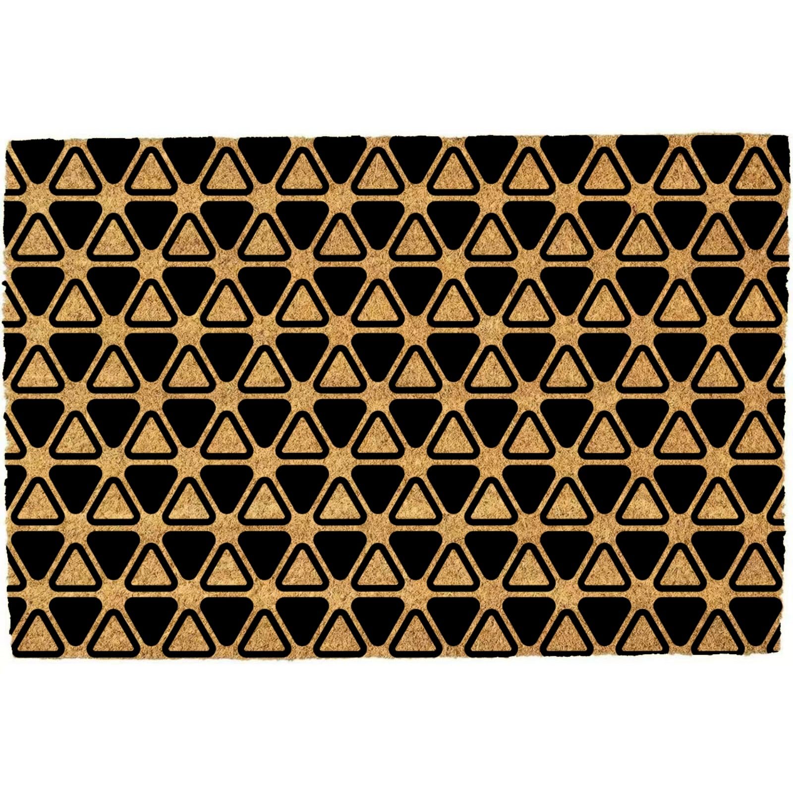 Tapis de porte coco lavable anti-salissure tapis entrée extérieur anti-glisse