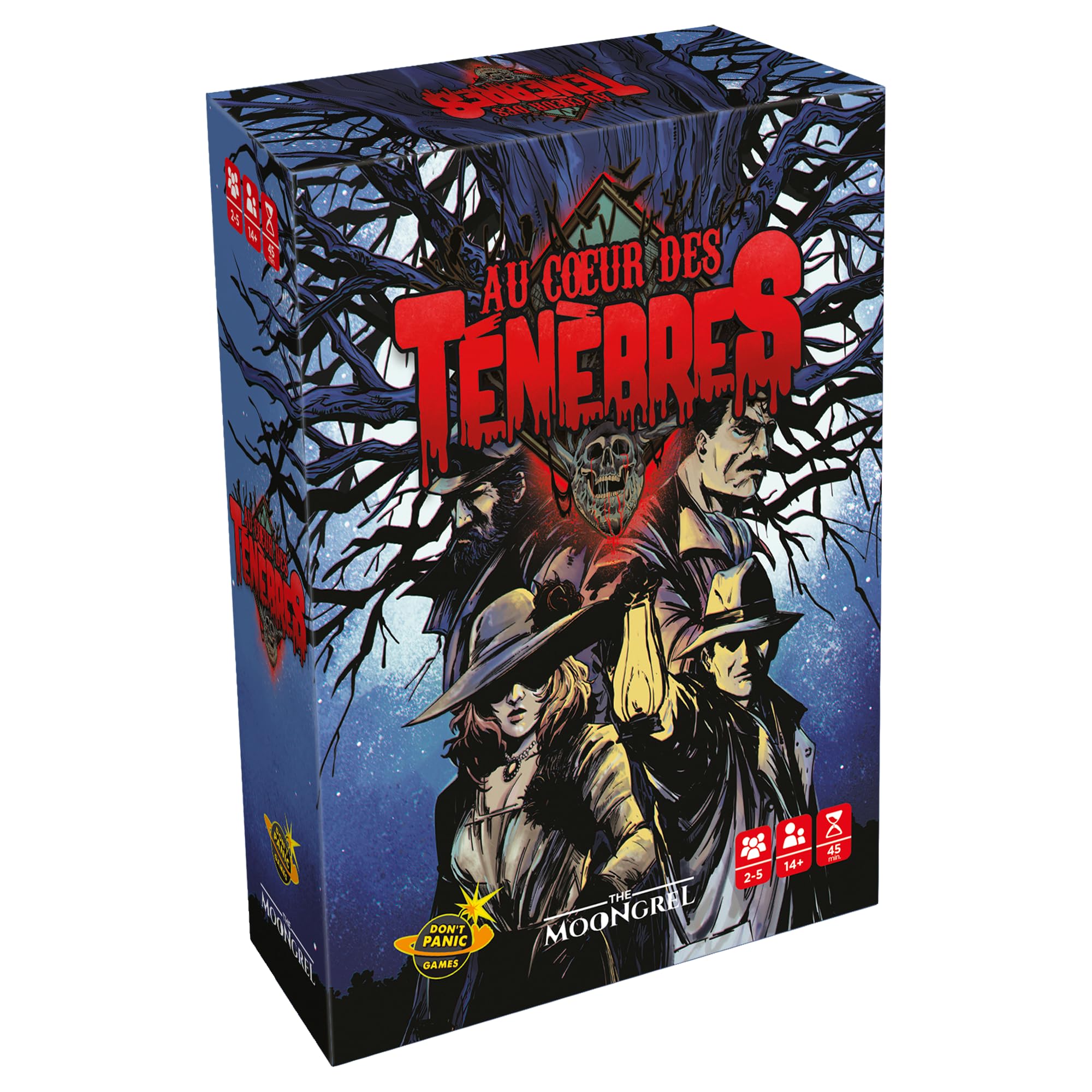 Don't Panic Games | Im Herzen der Dunkelheit | Gesellschaftsspiel | ab 14 Jahren | 2-5 Spieler | 45 Minuten