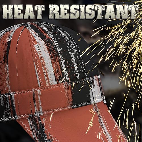 Miniatura 12 de YESWELDER Tapa de soldadura, negro 7-5/8", tapa protectora protectora reversible resistente al calor Negro -,Todo negro,Estelar (gris, negro),Águila