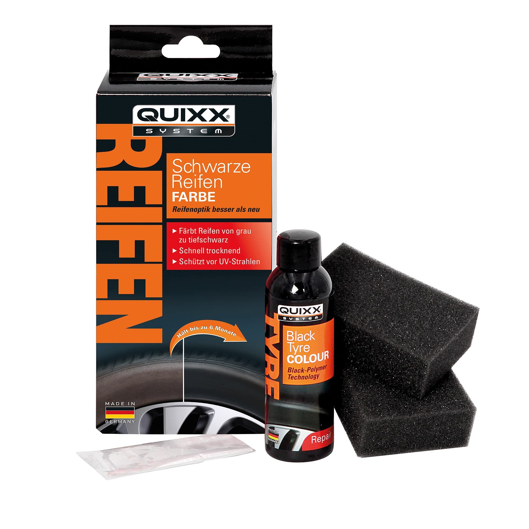 Quixx Black Tyre Colour / Schwarze Reifen Farbe 75ml