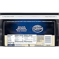 Vista 9 de Kraft Rebanadas de queso americano blanco Deli Deluxe (bolsa de 24 unidades)