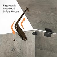 Vista 7 de IDEALHOUSE Cofre de almacenamiento, baúl de juguetes de 39.4 pulgadas para niños y niñas, caja de juguetes grande de madera para niños, banco