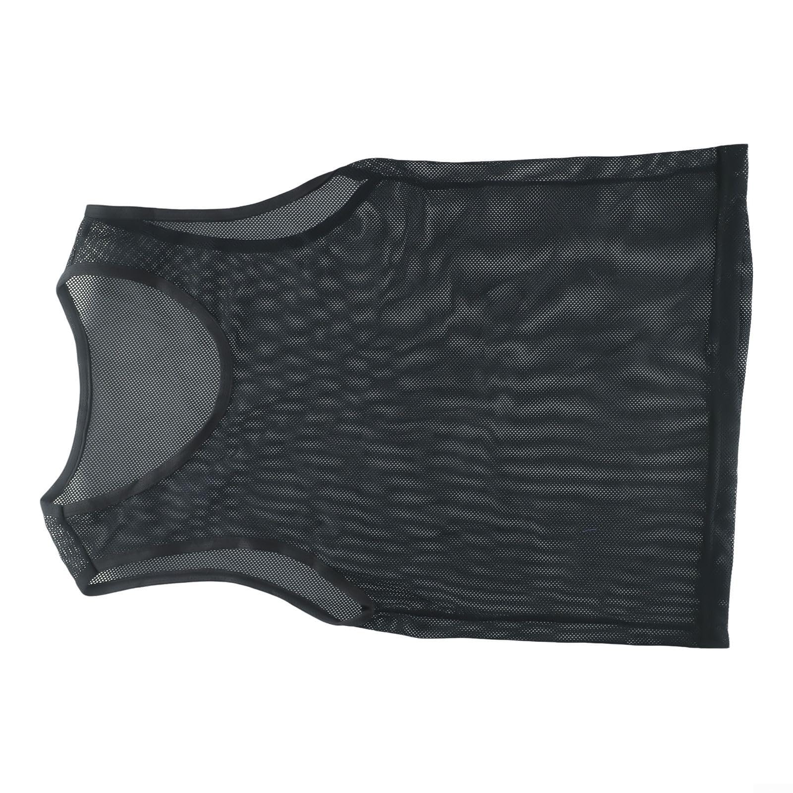 Chaleco de fútbol para entrenamiento juvenil, chalecos deportivos de malla para niños y niños, ajuste holgado, poliéster, ropa de práctica de fútbol, baloncesto, críquet, 40 x 56 cm (negro)