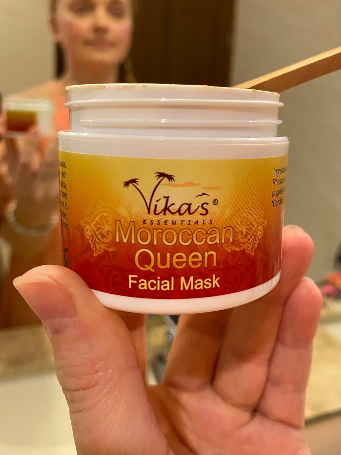 Vika's Essentials Organic Facial Clay Mask 'Moroccan Queen'