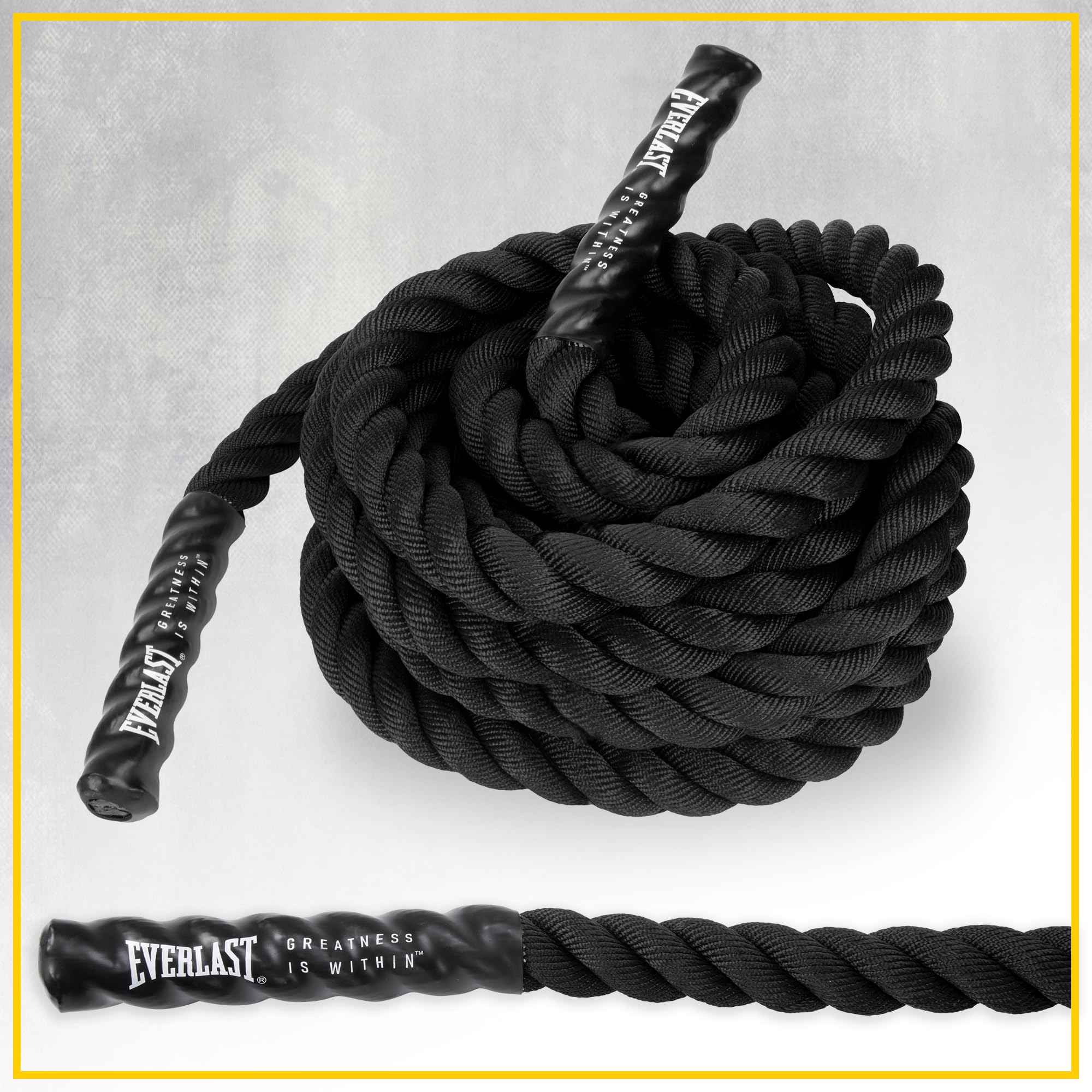 Codoning Ropes Strength Conditioning Cardio Workout Equipment Everlast 30-Foot Battle ...