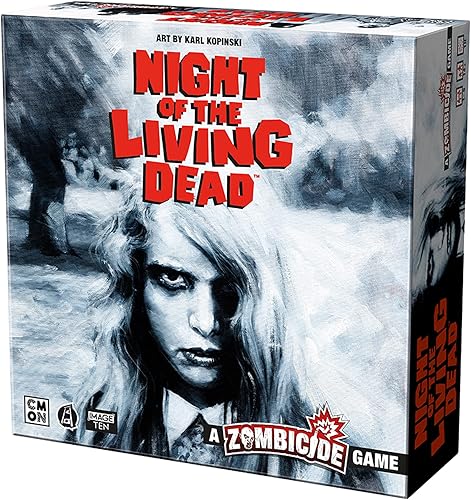 Miniatura 6 de Zombicide Night of The Living Dead - Juego de mesa de estrategia, juego cooperativo para adolescentes y adultos, juego de mesa de zombies, a partir