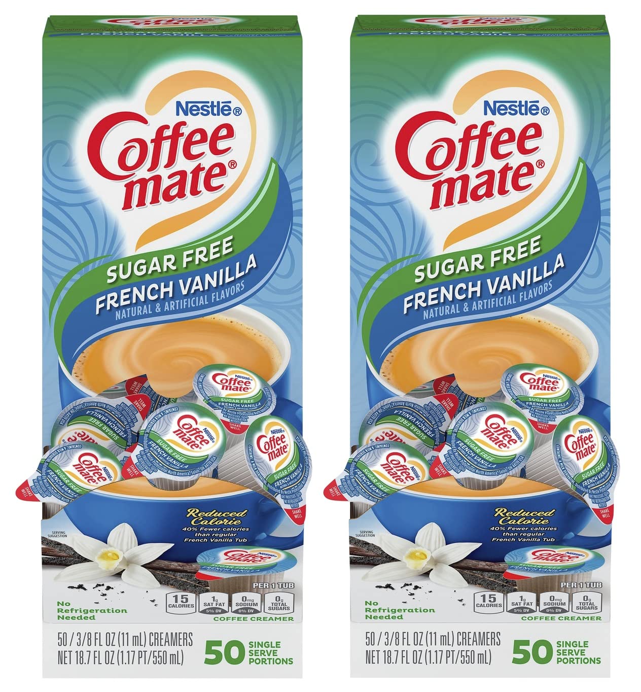 CoffeeMate Sugar Free French Vanilla Liquid Creamer