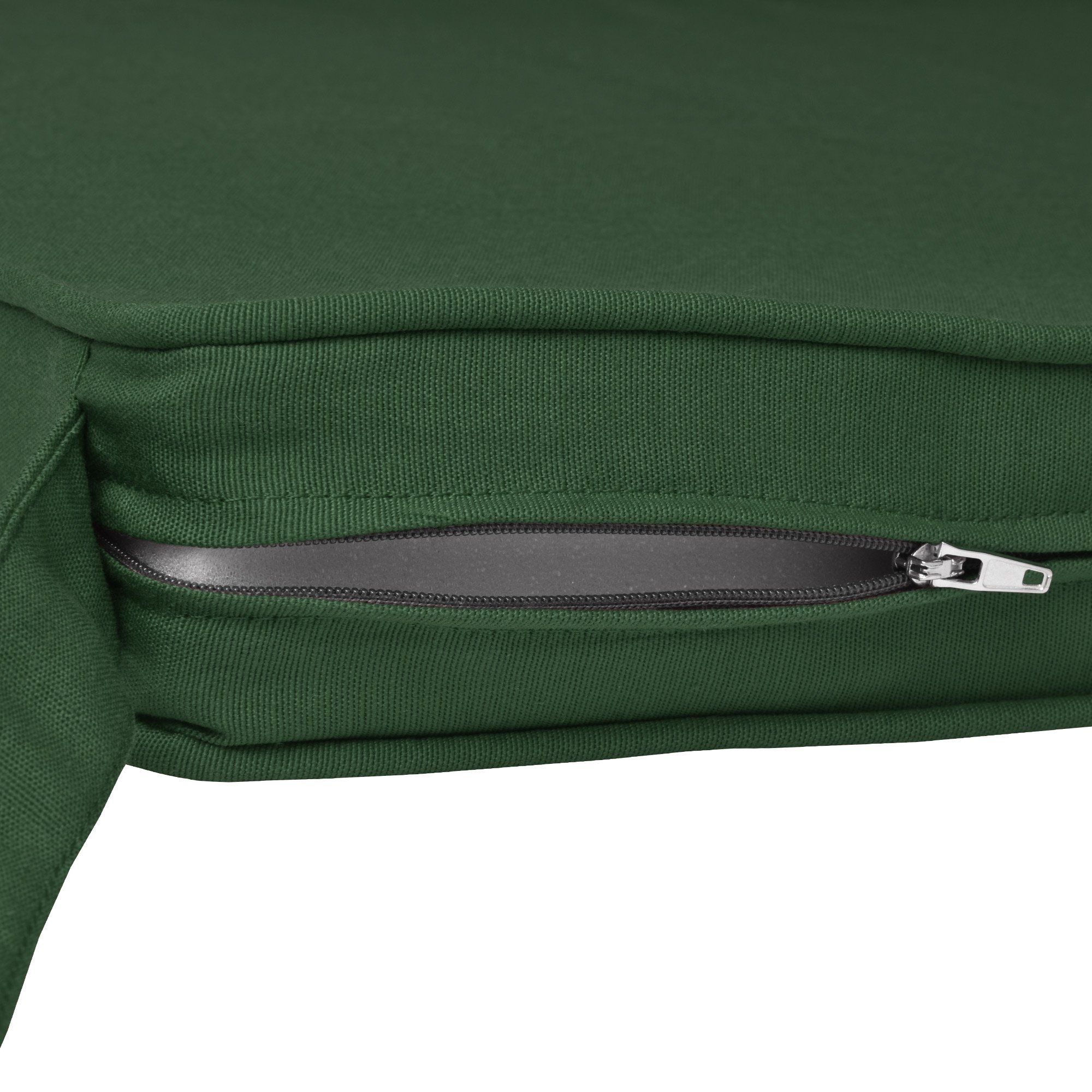 Beautissu Loft SK cojín de Silla 45x40 cm Verde - Juego de 8 Cojines de Silla con Correas Cojín de Asiento para sillas, Antideslizante con Correas de fijación Almohadilla de tapicería