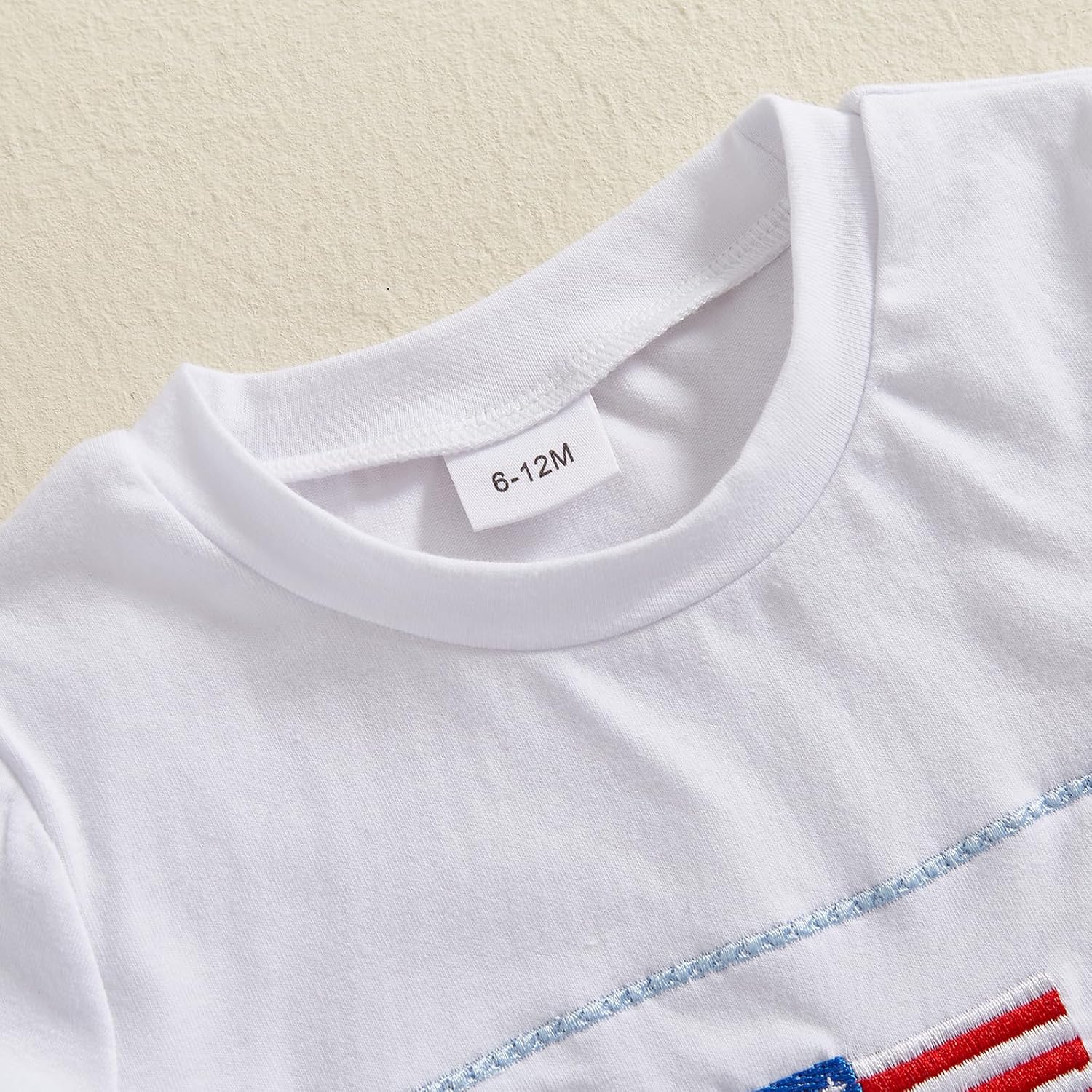Toddler Boy 4th Of July Outfit Baby American Flag Embroidery T Shirt Shorts Set Fourth Of July Clothes Summer - Image 4