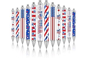 Gueevin 24-Piece Retractable Gel Ink American Souvenirs Pen