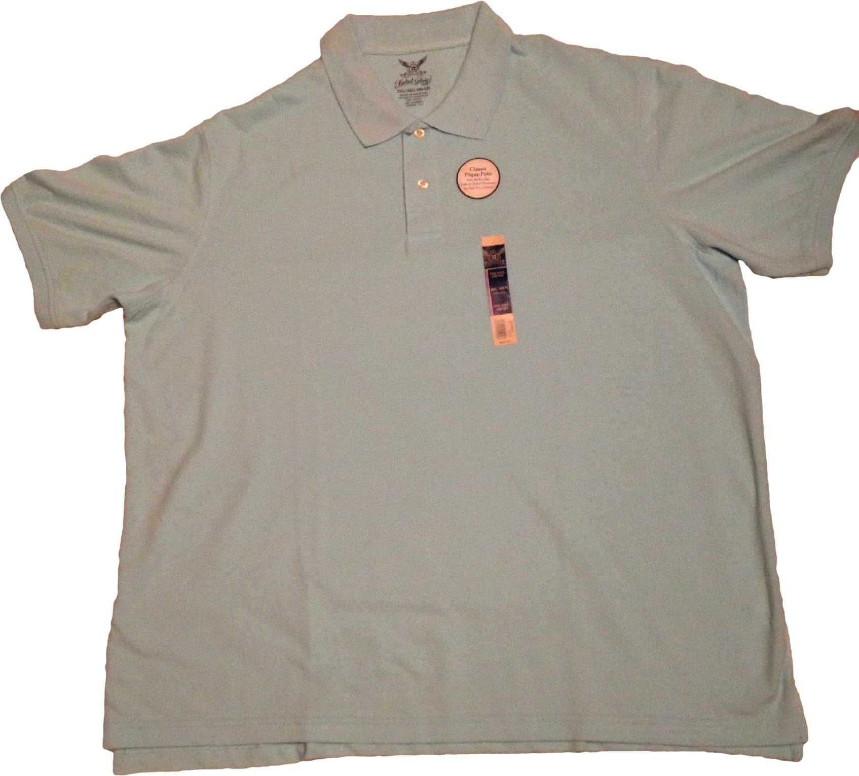 Big Men's Faded Glory Short Sleeve Polo shirt Size 2XL/2XG (50-52)