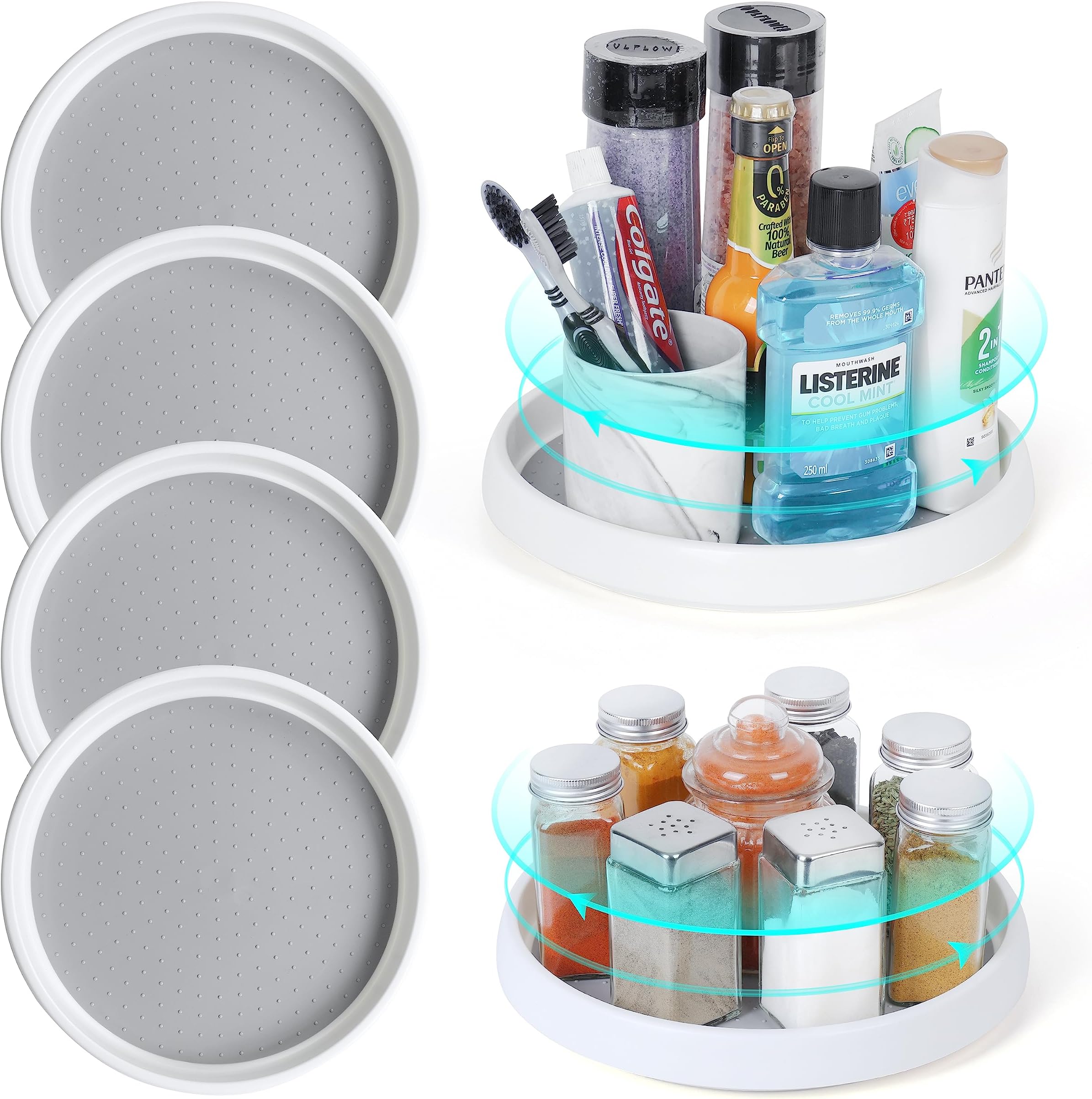 Cocolemon Kühlschrank Drehteller - Drehbarer Organizer Für Mehr Ordnung