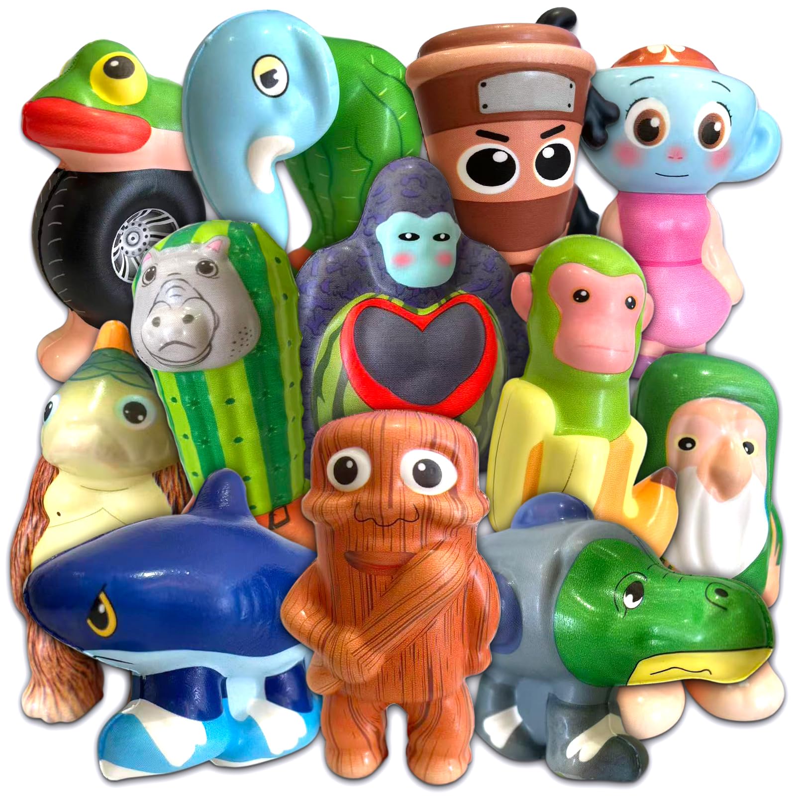 Italian Brainrot Party Favors, Tralalero Tralala Gift Set, Brainrots Birthday Decorations Party Supplies (Italian Brainrot, Count, 12)