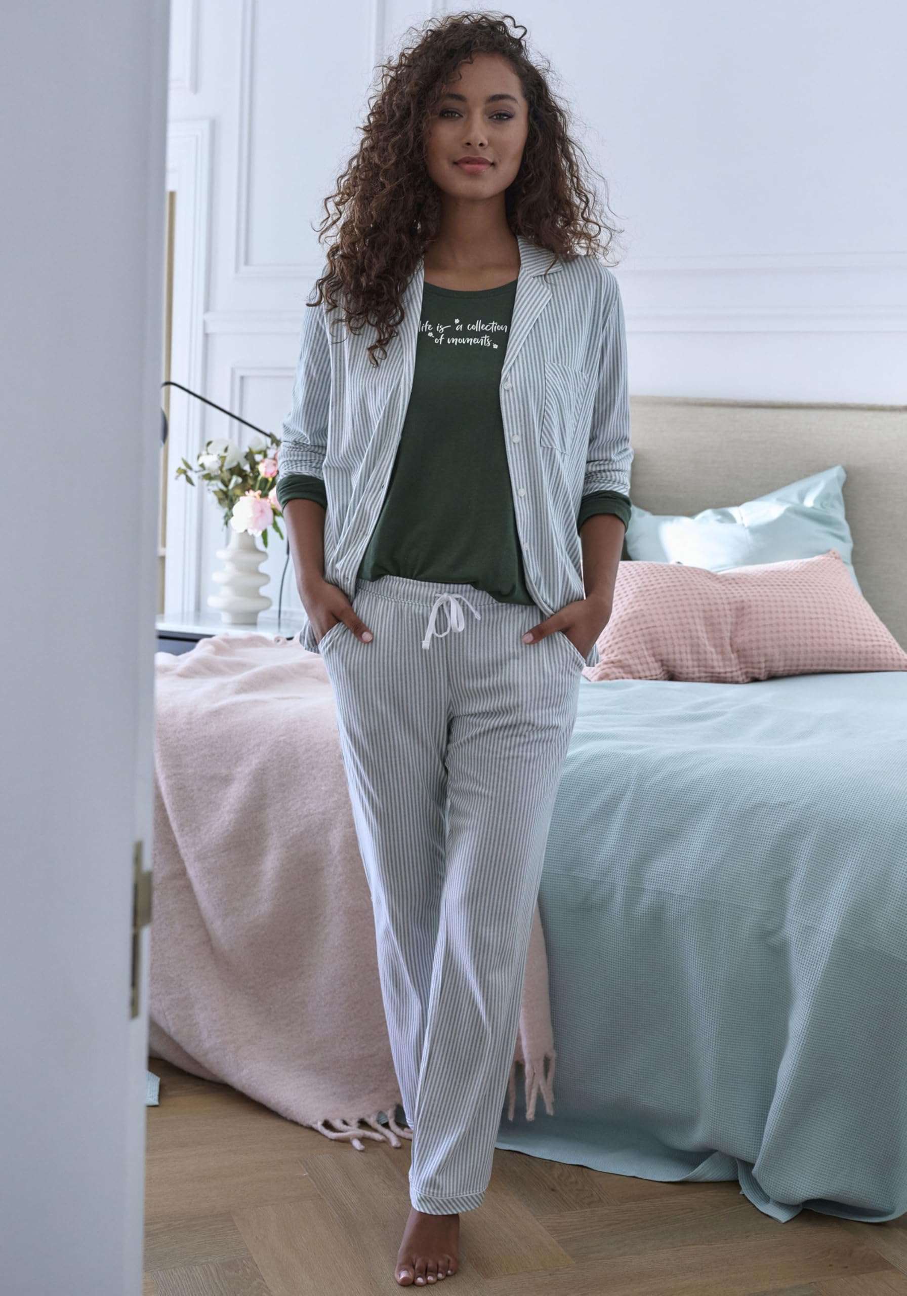 s.Oliver Damen Pyjamaoberteil Pyjamaoberteil (1er Pack)