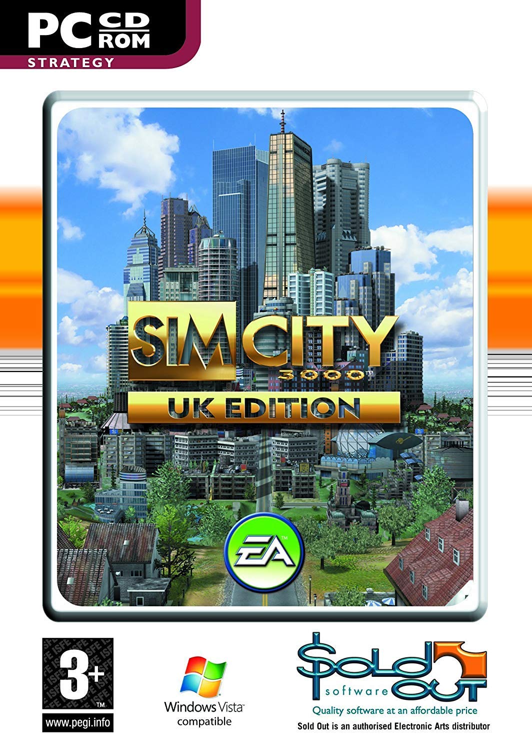Sim City 3000 - UK Edition (PC CD)