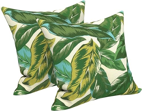 Miniatura 206 de LVTXIII - Juego de fundas para cojines de sofá, patio o sillón de exteriores, cuadradas y decorativas, 2 unidades de 16" x 16", sin relleno