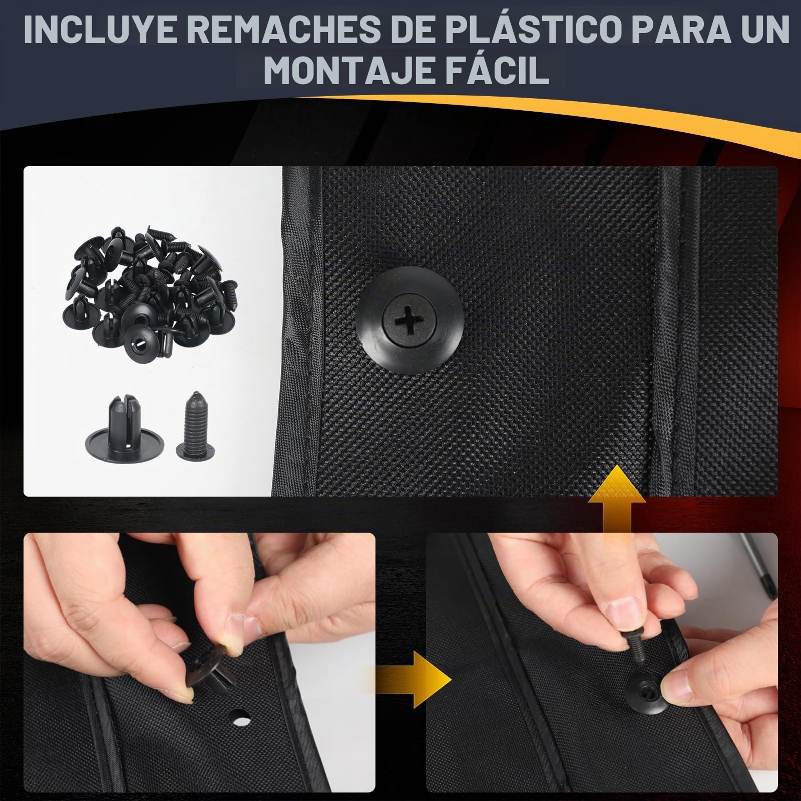 Bolsa de ventana para VW T5, T6, T6.1 Transporter, compartimento de almacenamiento en la ventana trasera para el lado del conductor, bolsa de almacenamiento de pared con varios compartimentos, gran