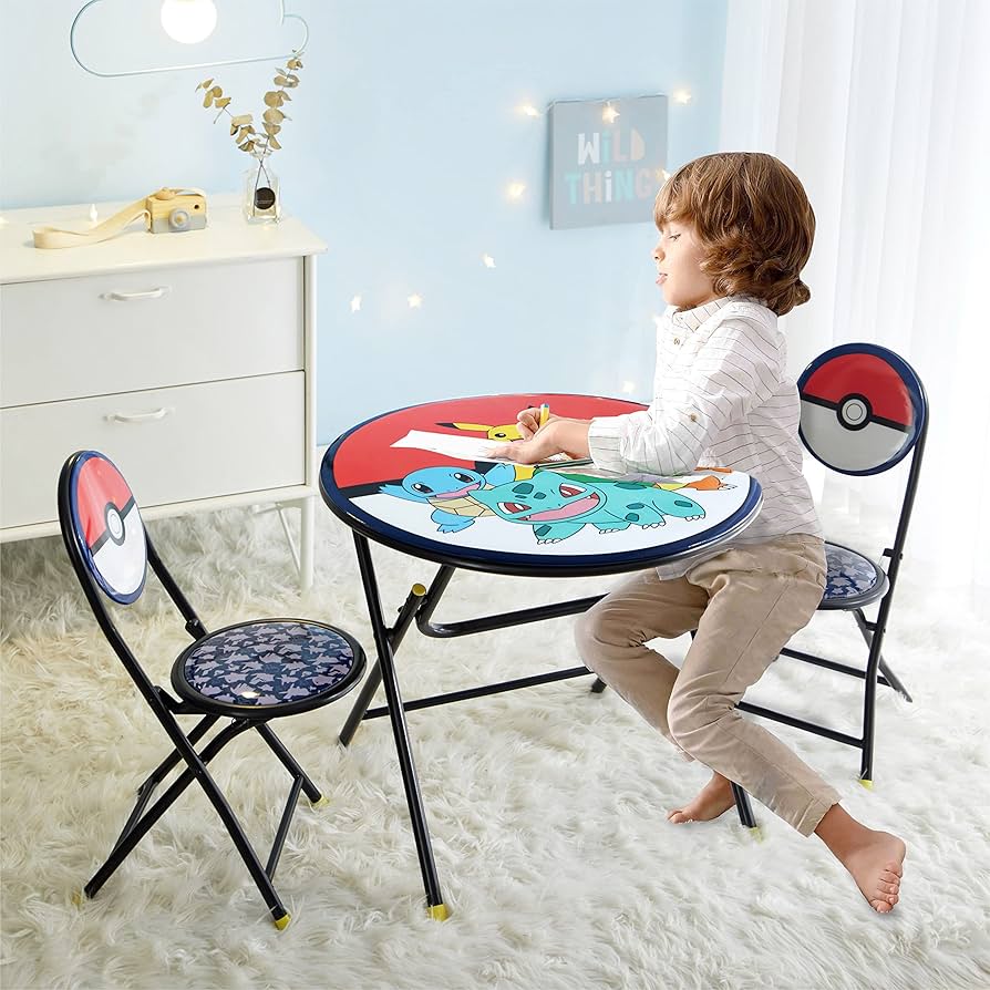 Amazon.co.jp: Idea Nuova ポケモン テーブルと椅子3点セット
