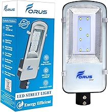 Forus LED Street Light 30W Waterproof 10 Years Warranty, Warm White(Yellow Light) Excellent Quality Street Light 30 Watt LED for Home, Street Lights Outdoor, Street Lamp, LED Street Road Lights 1Pc