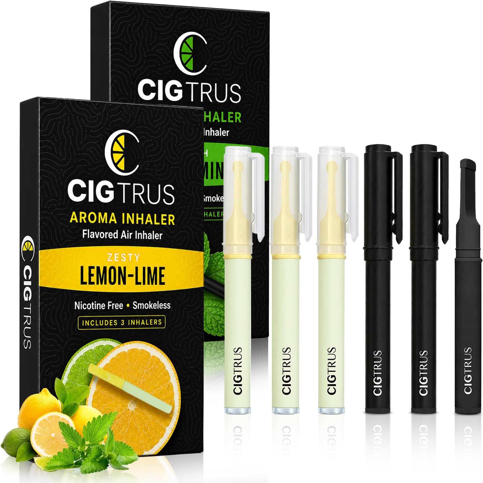 Cigtrus – Fresh Spearmint & Lemon Lime – Set of 6