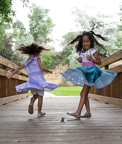 Miniatura 6 de Little Adventures Miracle Princess Twirl - Vestido de princesa para niñas, lavable a máquina, para jugar y fiesta, sin purpurina