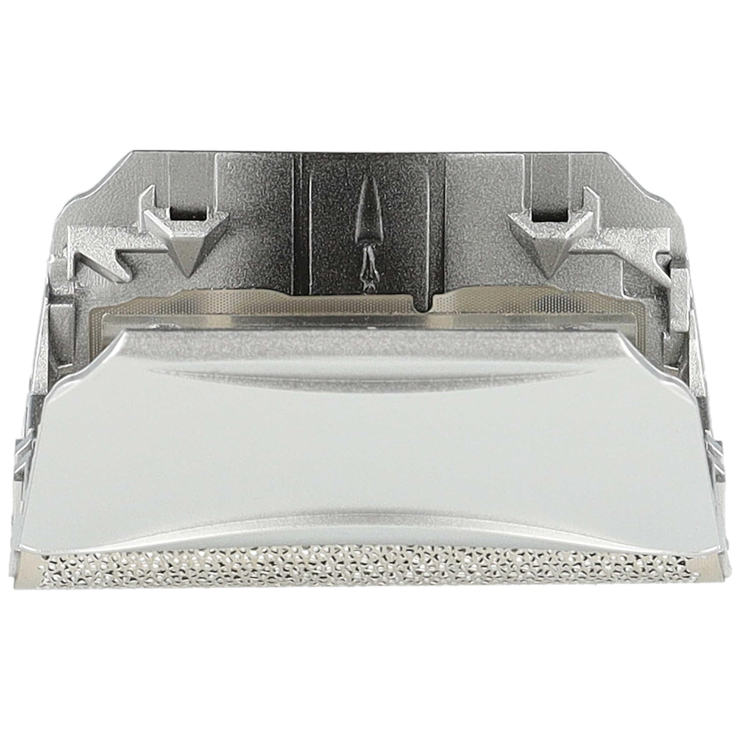 vhbw 2x Doppelscherfolie kompatibel mit Braun 8595, 8970, 8885, 8783, 8785, 8795, 8915, 8975, 8985 Elektrorasierer + Rahmen, silber