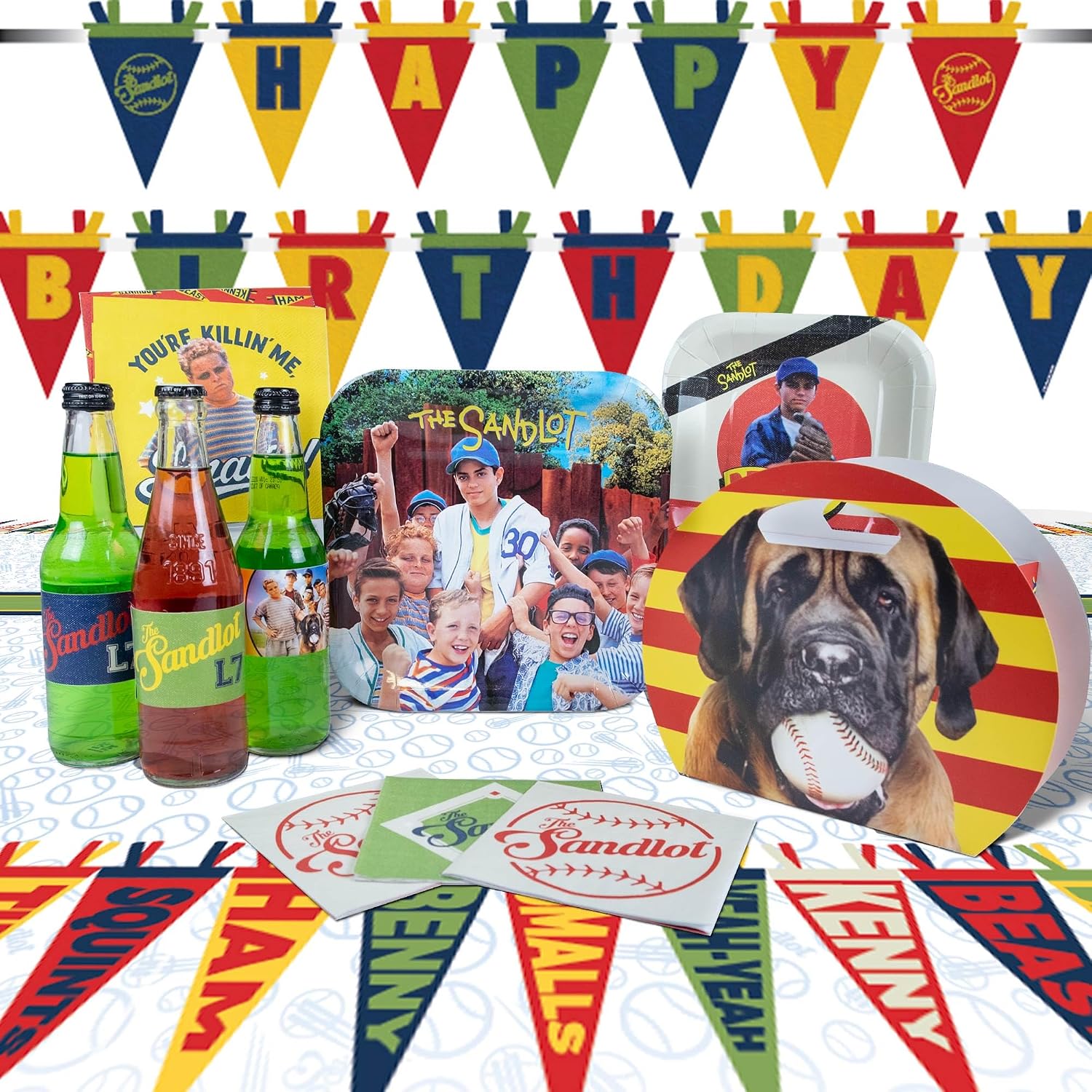 The Sandlot Deluxe Party Pack (Deluxe for 24 Guests) | The Ultimate Sandlot Celebration Kit for a Grand Slam Party!