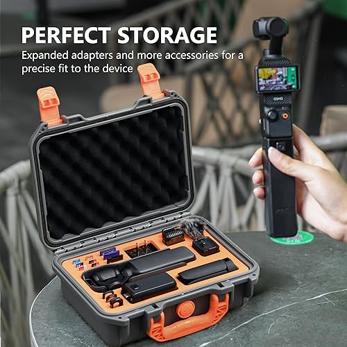 Miniatura 5 de STARTRC OSMO Pocket 3 Estuche rígido, multifuncional, portátil, resistente al agua, para DJI Pocket 3 Creator Combo Cámara Accesorios, Negro -,