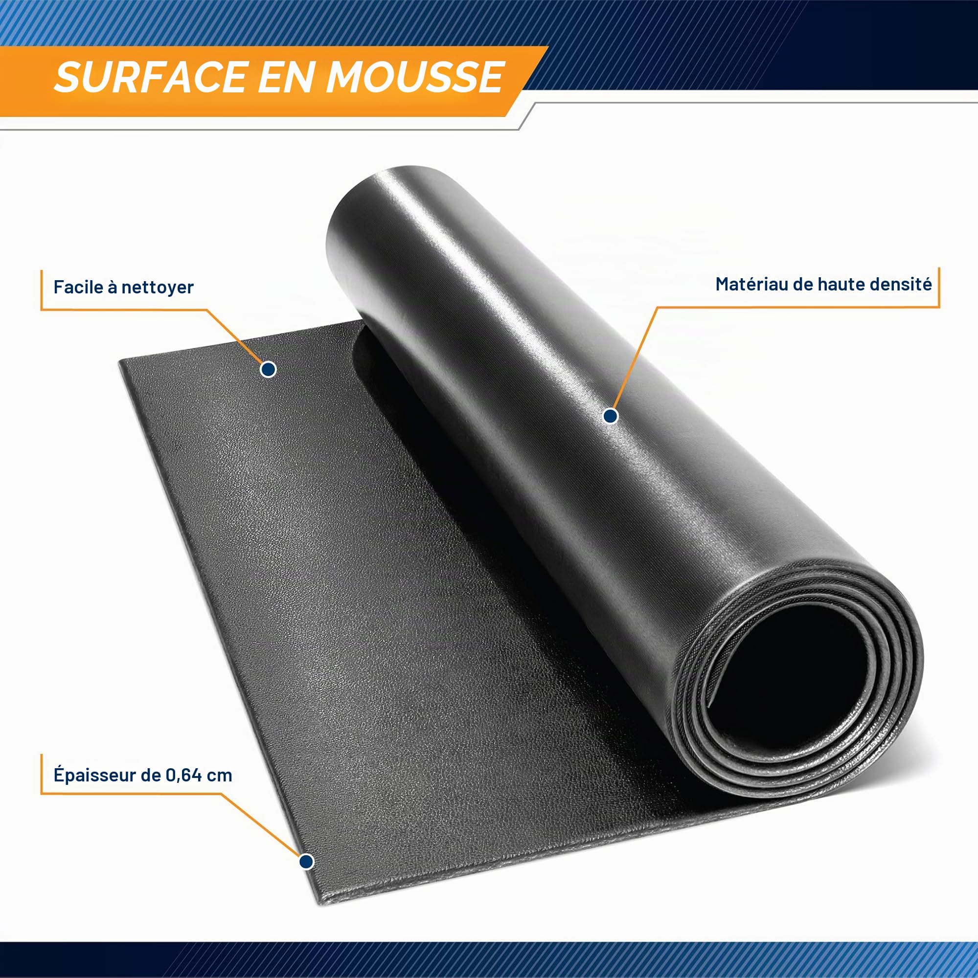 Marcy Tapis et protection de sol pour tapis de course